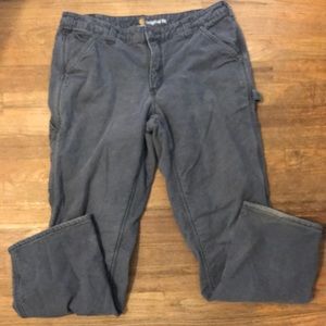 fleece lined work pants womens